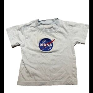 Creative Knitwear Toddler T-Shirt with NASA Embroidery Space Light Blue 12 Month